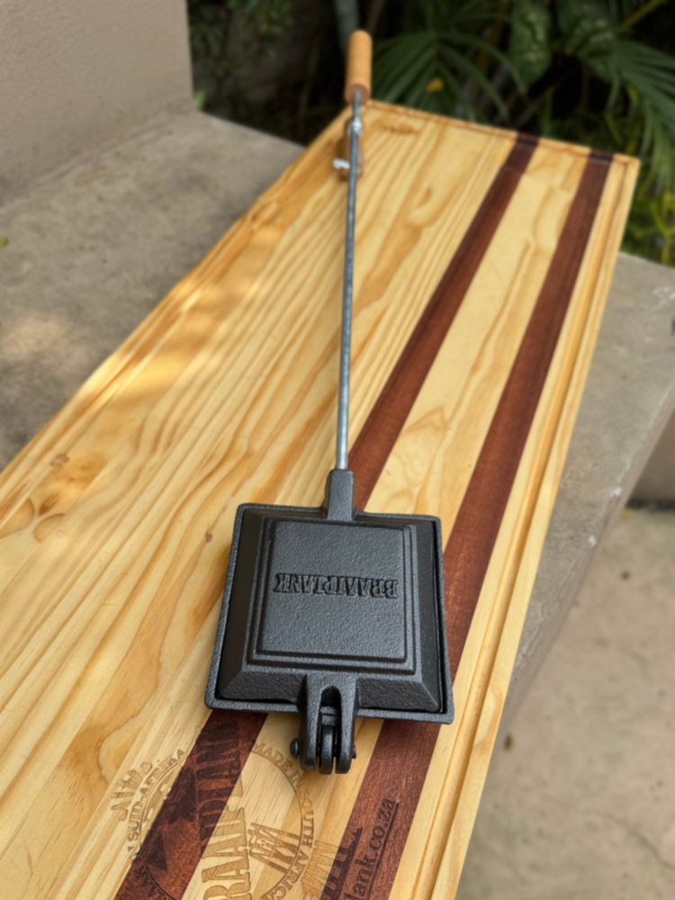 BraaiPlank™ Braai Jaffle (Cast Iron Snackwich maker)