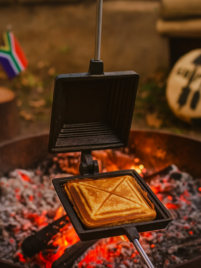 BraaiPlank™ Braai Jaffle (Cast Iron Snackwich maker)