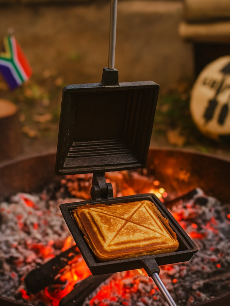 BraaiPlank™ Braai Jaffle (Cast Iron Snackwich maker)