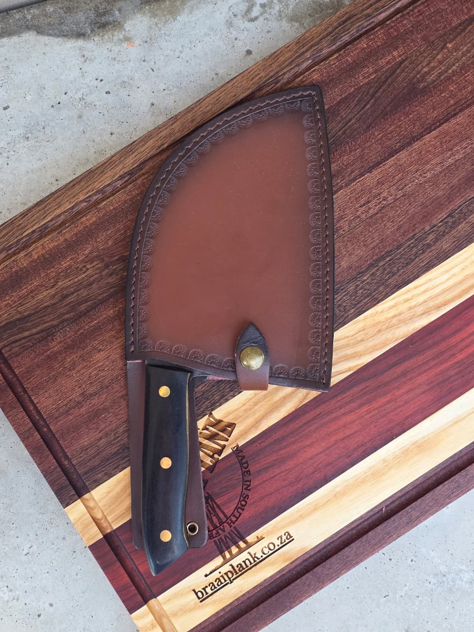 BRAAIPLANK™ HAMMER FORGED BUTCHER KNIFE – BraaiPlank™